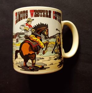 1980s Russ Cowboy Mug